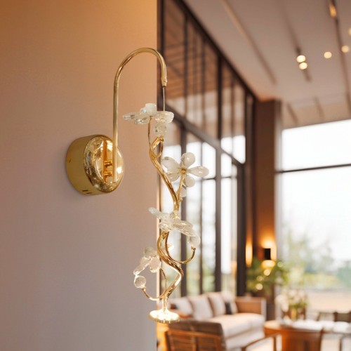 Colgante Margarette 17413-8 Dinamico Dorado/cairel Led Dorado