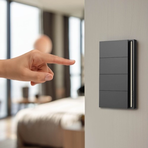 Aplique Pristin 19237 40w Ø50cm Blanco Dinamico Negro Negro