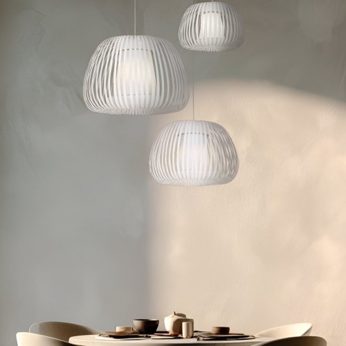 Colgante Tambor S Ø40cm 1xe27 Blanco
