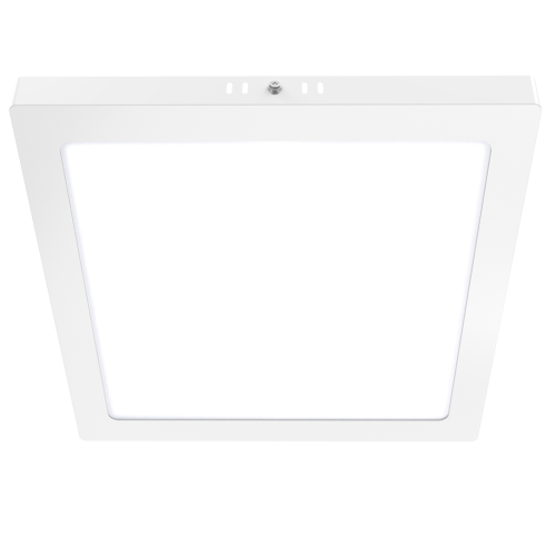 Plafon Led Cuadrado Blanco 18w Calido